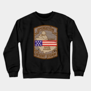 Desert Storm Vintage Badge Crewneck Sweatshirt